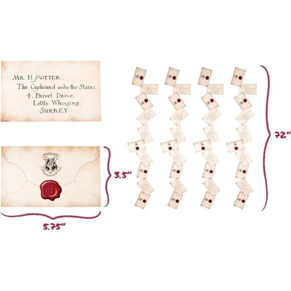 Harry Potter Official Floating Hogwarts Acceptance Letter - Picture 3 of 8